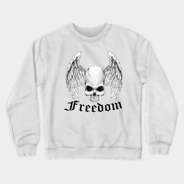 Freedom Crewneck Sweatshirt by Maximuselektro